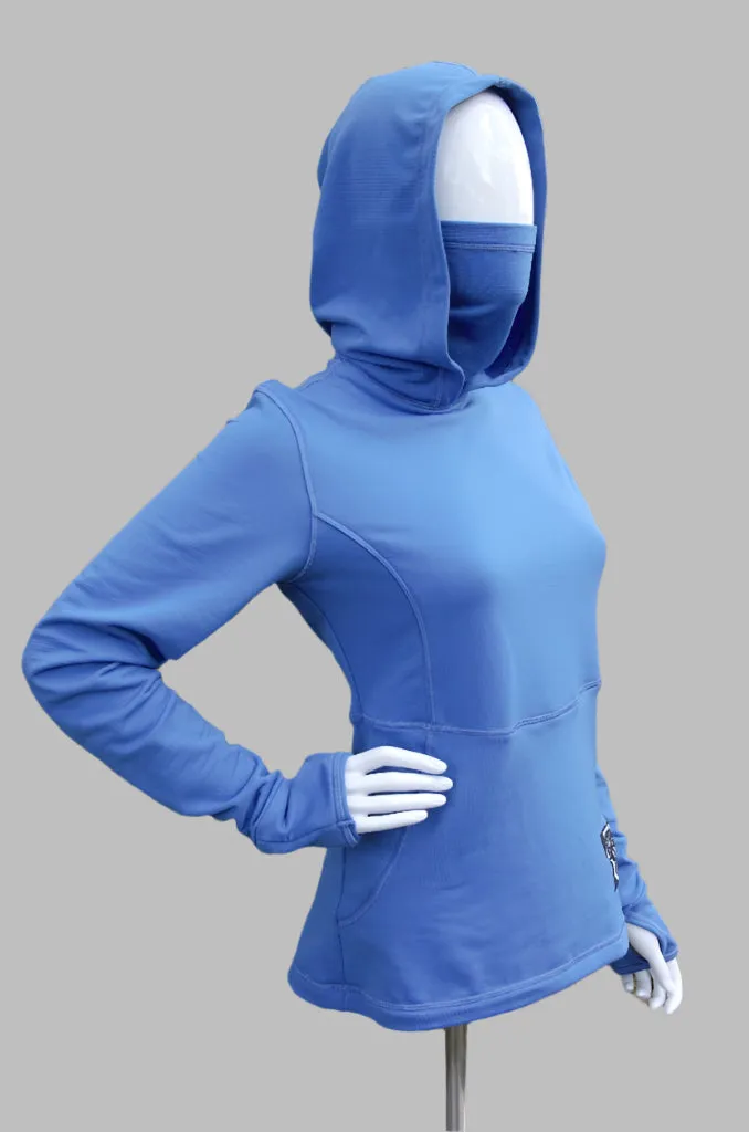 Women's Owl Cowl Long Sleeve Tee
