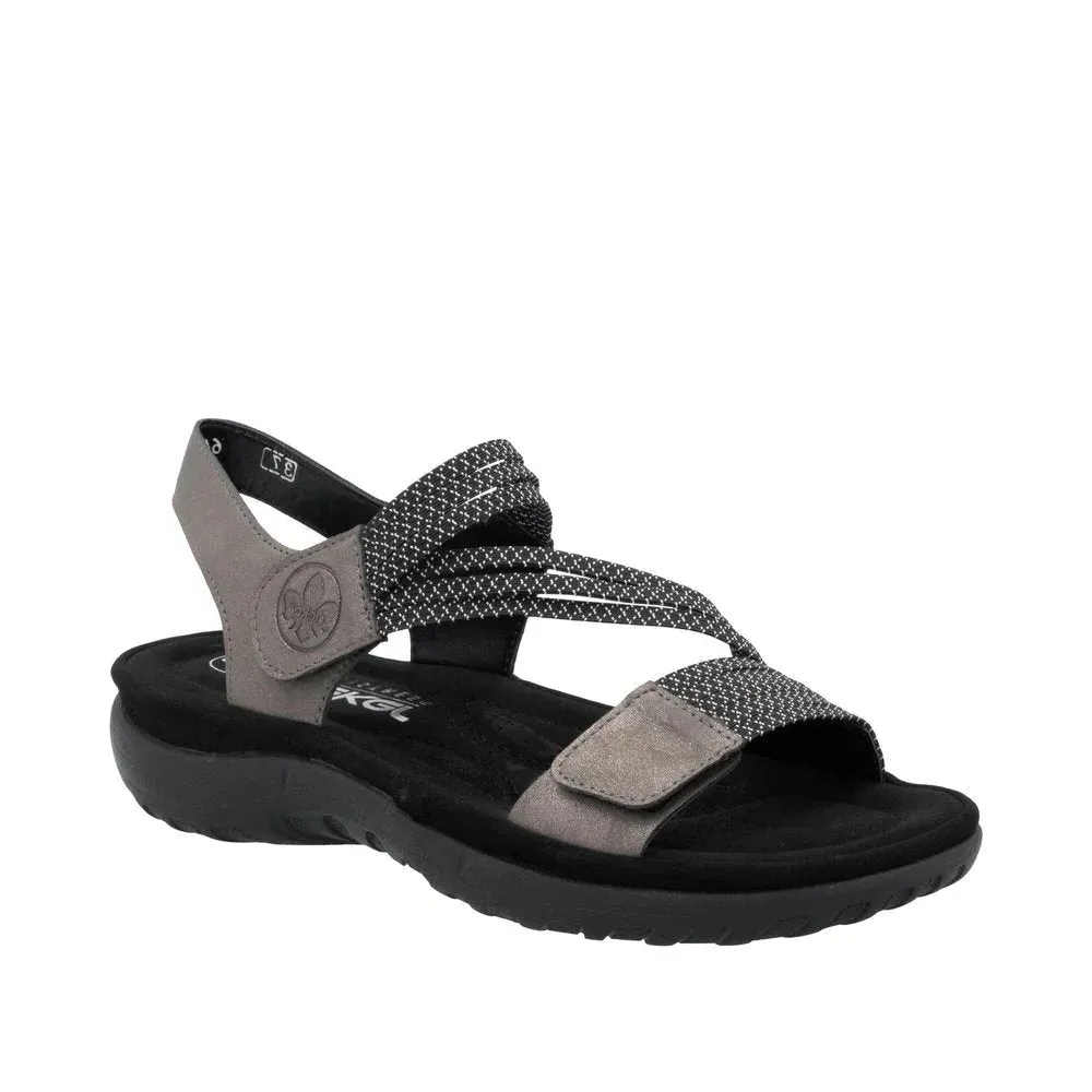WOMEN'S RIEKER FRANJA 70 | MINERAL / SCHWARZ - WEISS