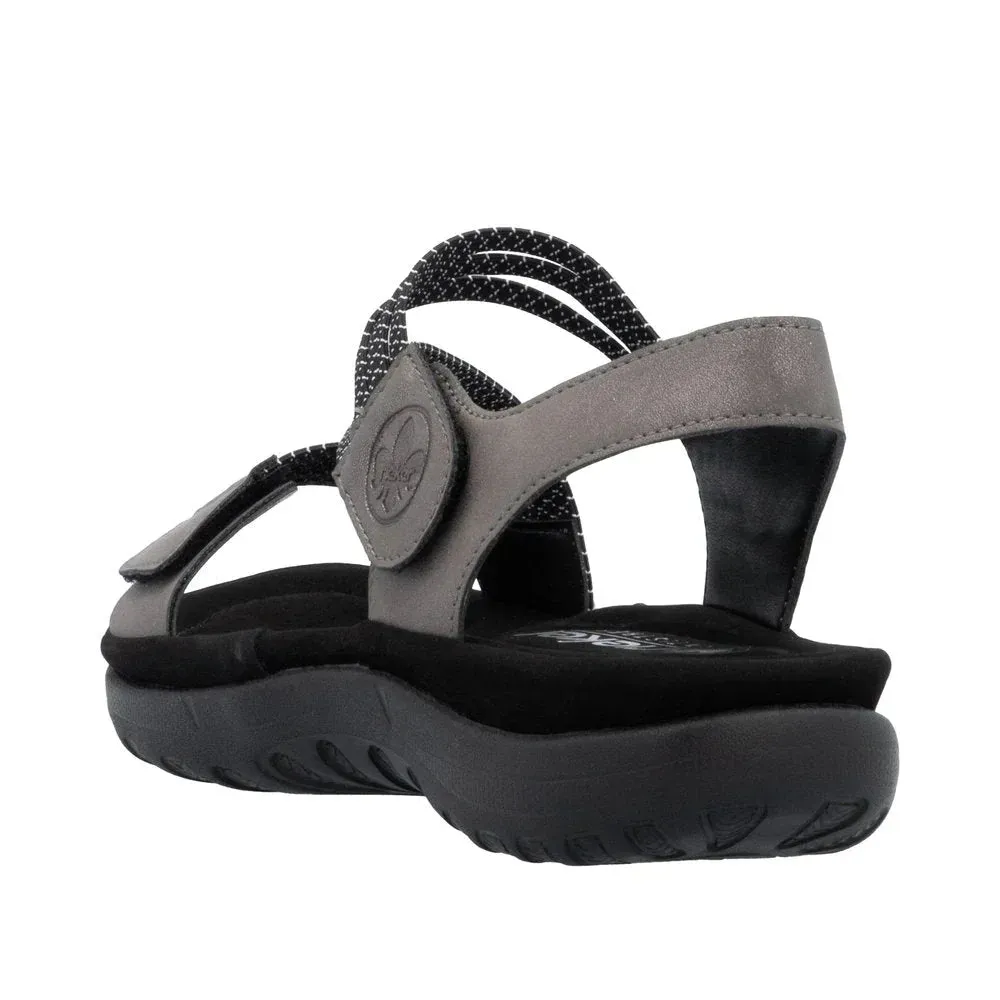 WOMEN'S RIEKER FRANJA 70 | MINERAL / SCHWARZ - WEISS