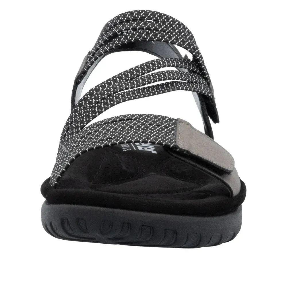 WOMEN'S RIEKER FRANJA 70 | MINERAL / SCHWARZ - WEISS