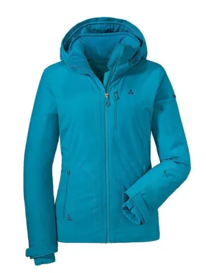 Women's Ski Jacket Schoeffel KEYSTONE in Turquoise Online Ski Rental