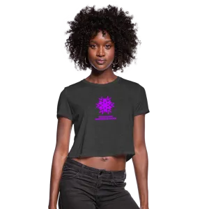 Women's Snowflake Cropped T-Shirt