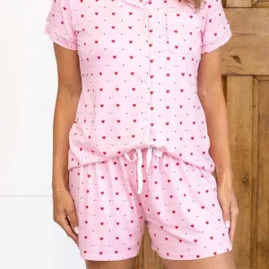Women's Tickled Pink Pajama Shorts