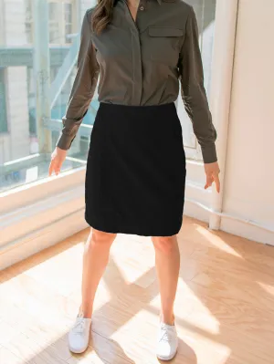 Women's Travel Wrap Skirt: Secure Pockets For Your Travels