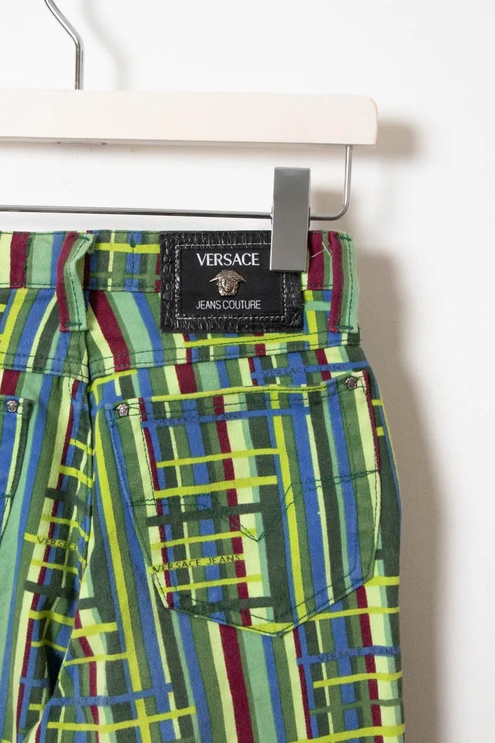 Women's Versace High Waisted Denim Jeans (4)