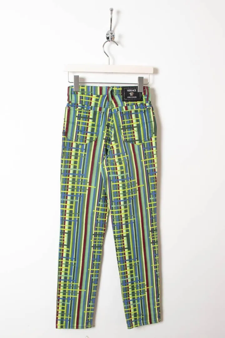 Women's Versace High Waisted Denim Jeans (4)