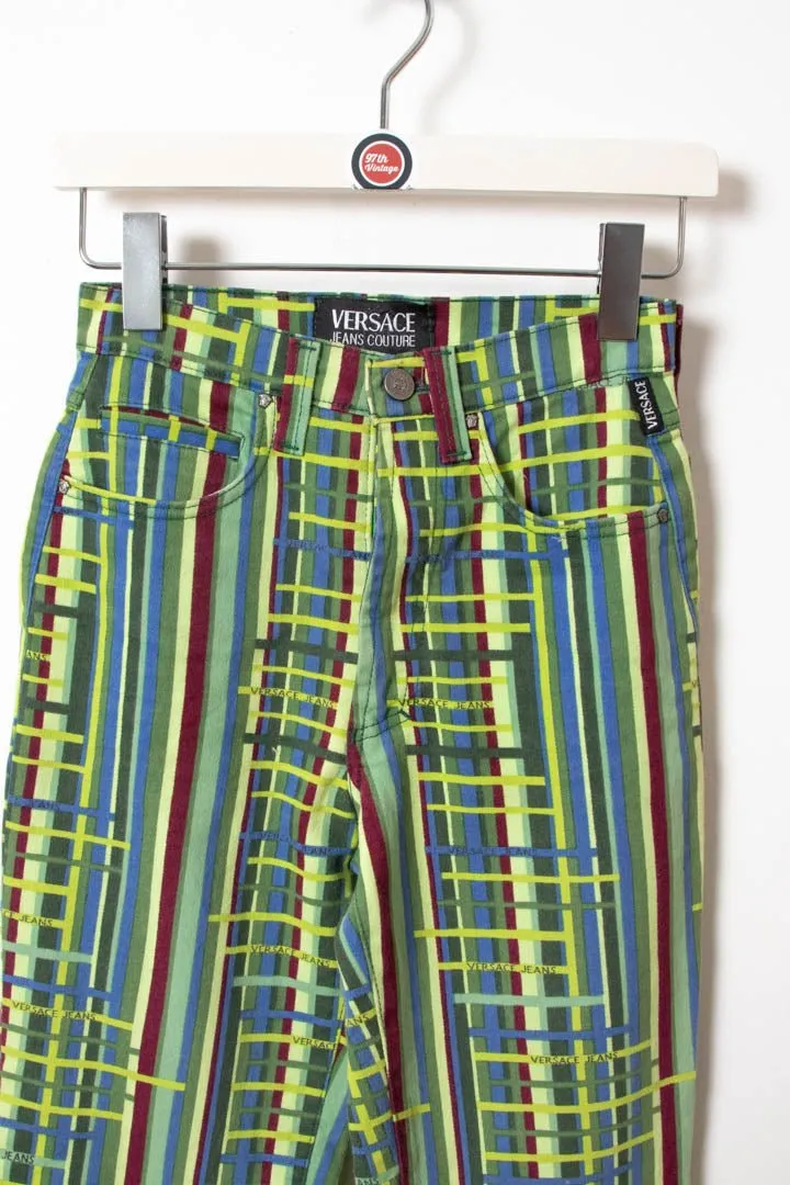 Women's Versace High Waisted Denim Jeans (4)