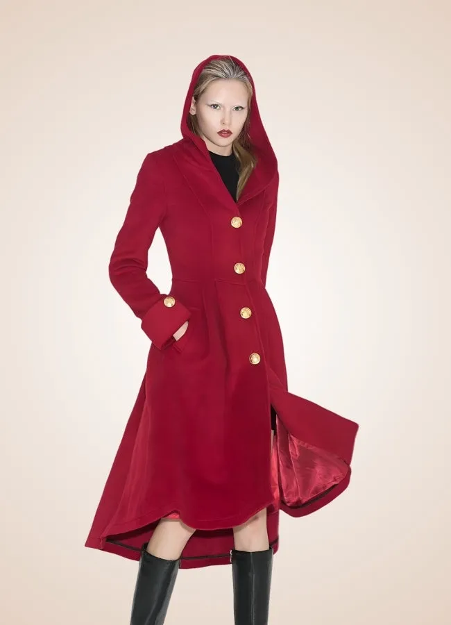 Women's Victorian Hooded Coat