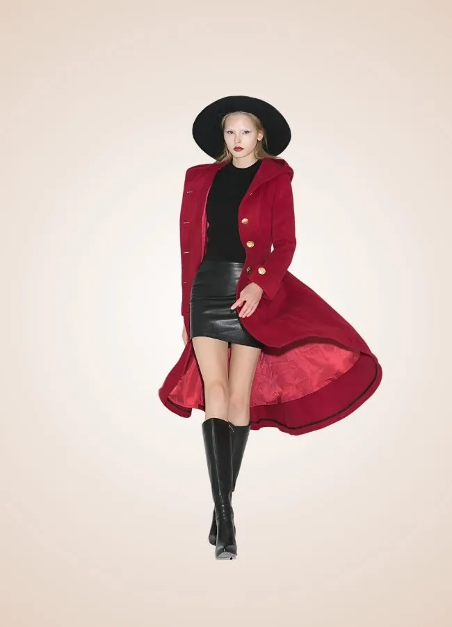 Women's Victorian Hooded Coat