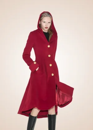 Women's Victorian Hooded Coat