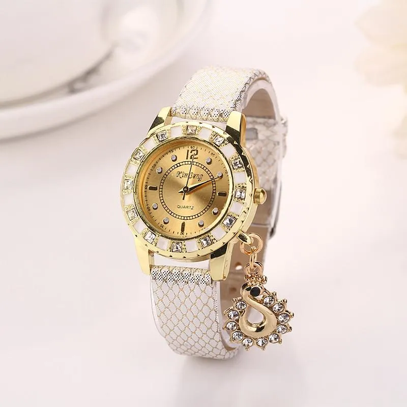 Women's Water Drop Accessory Watch With Fashion Design Band In 8 Colors!