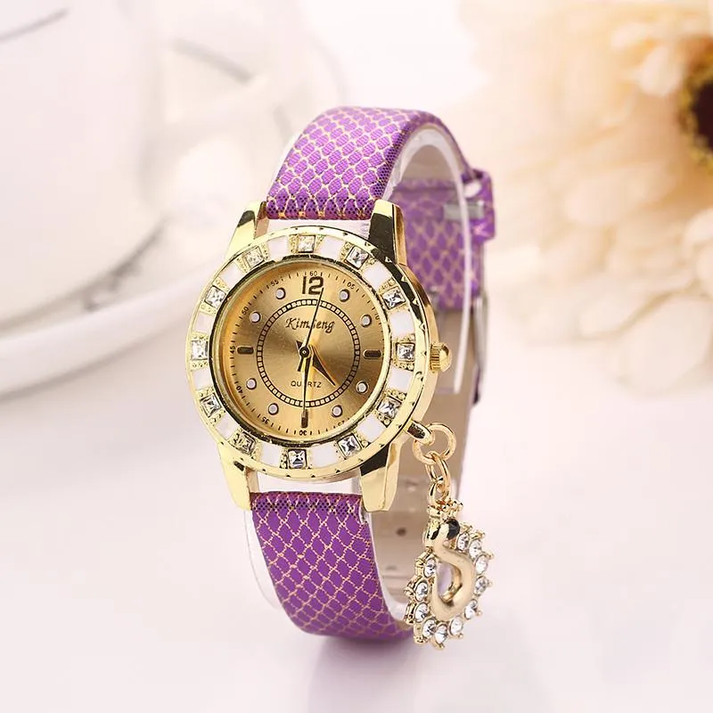 Women's Water Drop Accessory Watch With Fashion Design Band In 8 Colors!