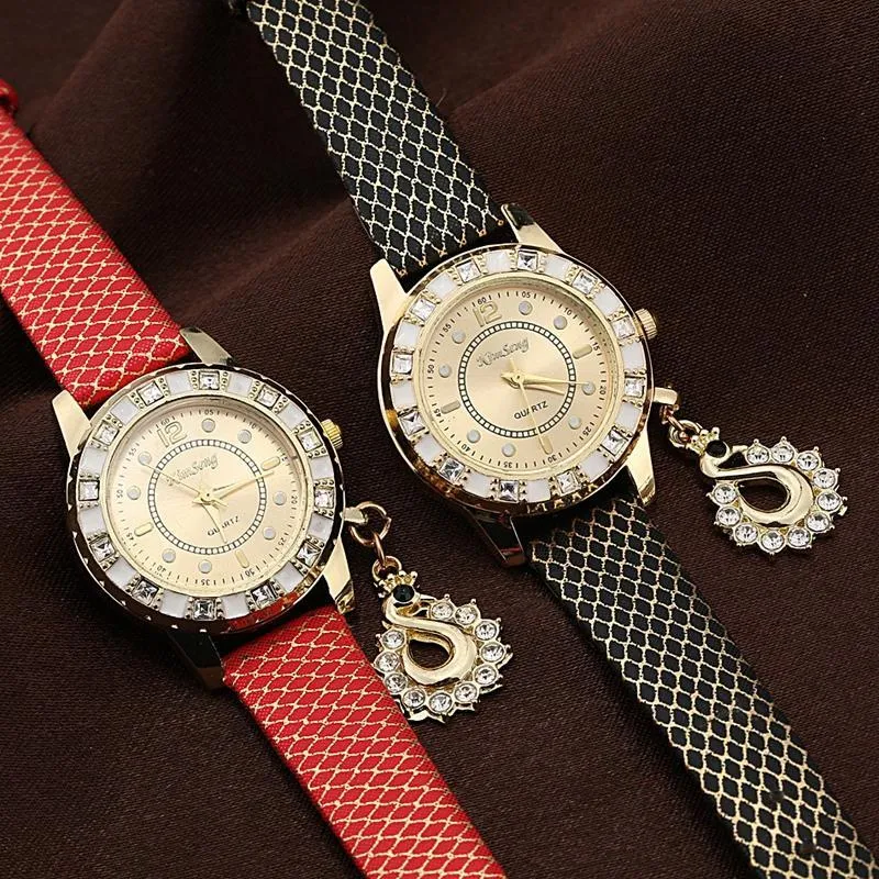 Women's Water Drop Accessory Watch With Fashion Design Band In 8 Colors!