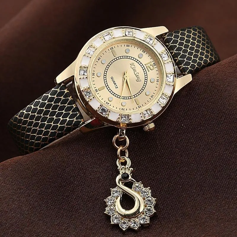 Women's Water Drop Accessory Watch With Fashion Design Band In 8 Colors!