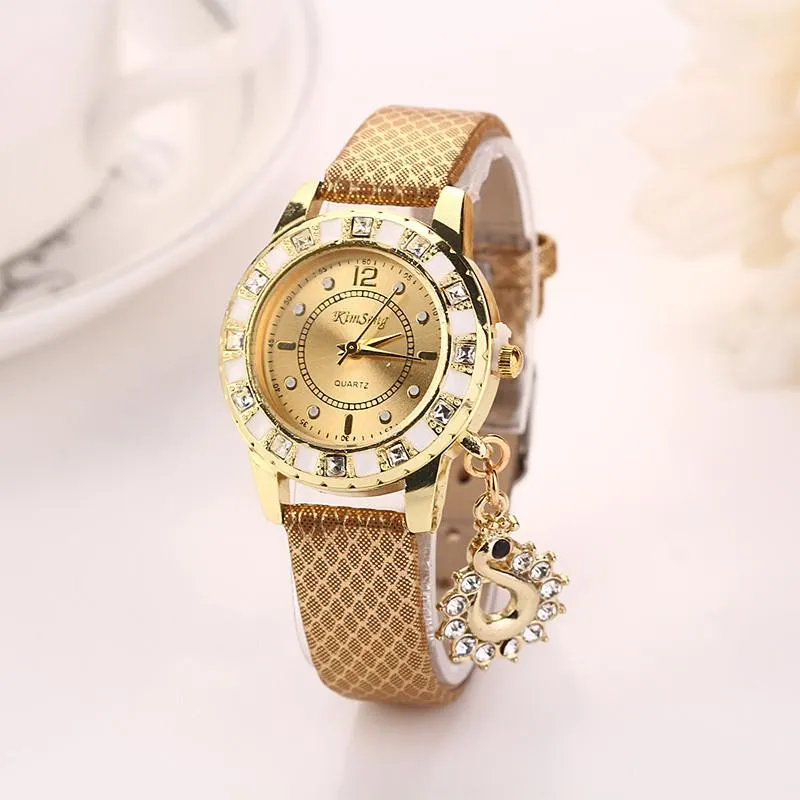 Women's Water Drop Accessory Watch With Fashion Design Band In 8 Colors!