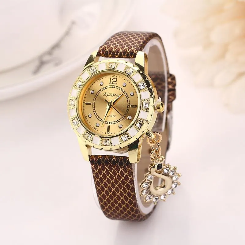 Women's Water Drop Accessory Watch With Fashion Design Band In 8 Colors!