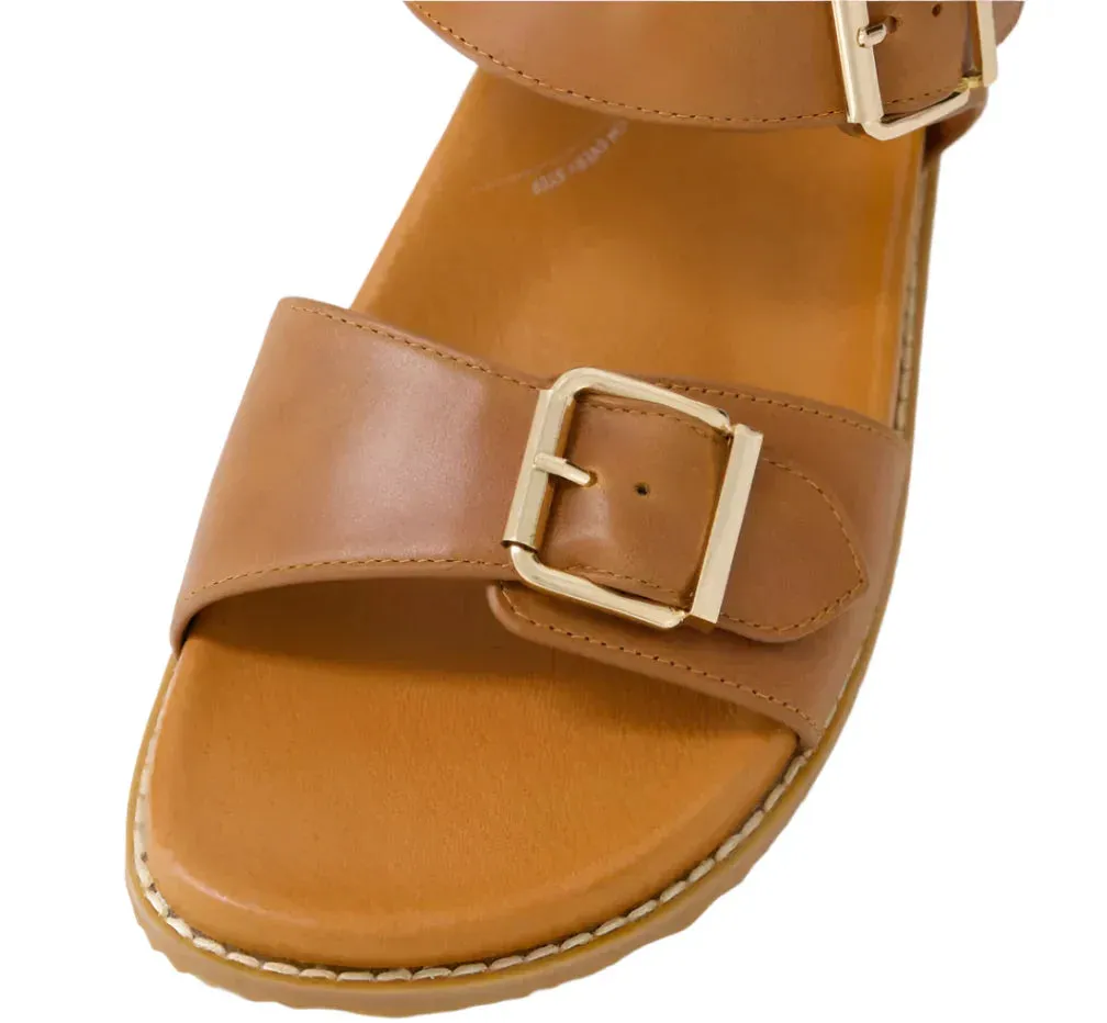 WOMEN'S ZIERA HASTICE | TAN LEATHER