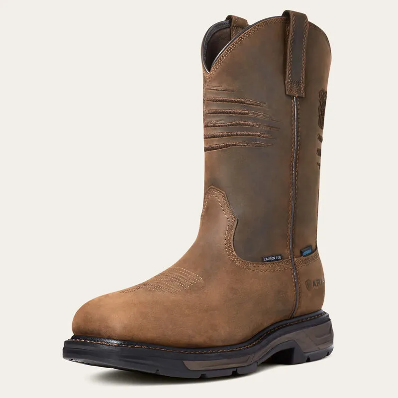 WorkHog Men's XT Patriot Waterproof Carbon Toe Work Boot | 10036002