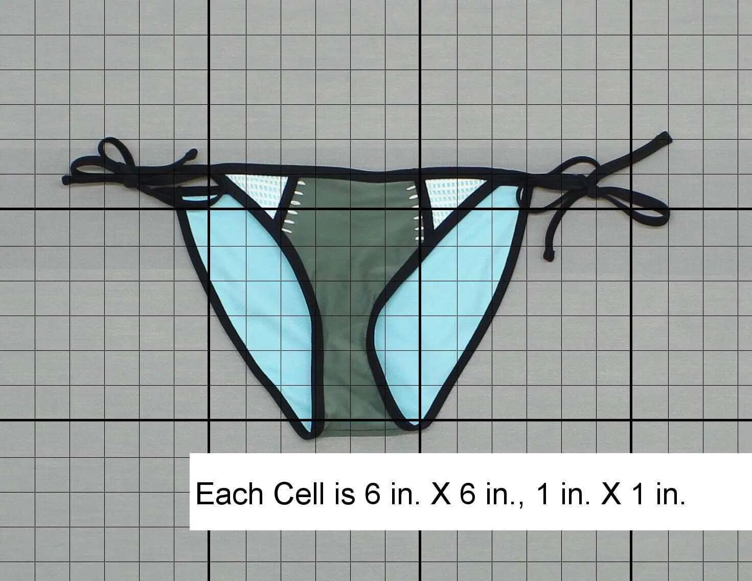 Xhilaration Womens Crochet String Bikini Swim Bottom Green XS
