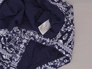 Xhilaration Women's Mixed Print Soft Shorts Navy / White Large