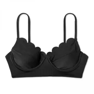 Xhilaration Women's Scallop Underwire Bikini Top