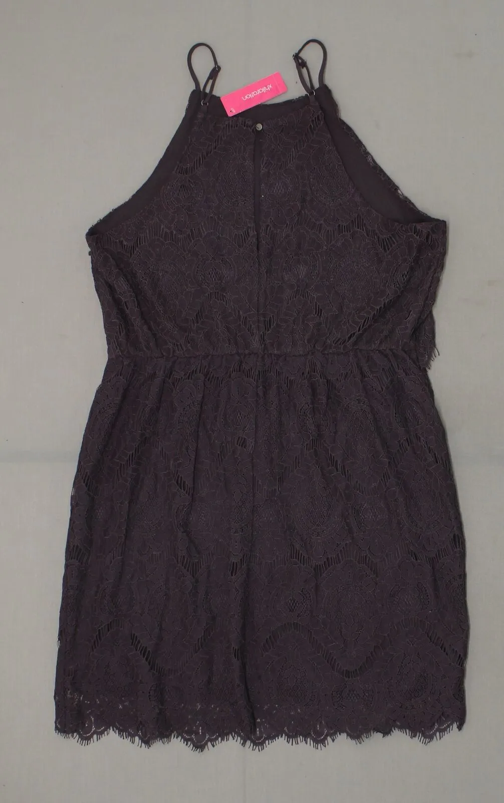 Xhilaration Women's Strappy Allover Lace Dress