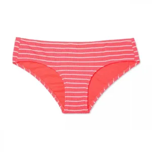 Xhilaration Women's Striped Textured Cheeky Hipster Bikini Bottom