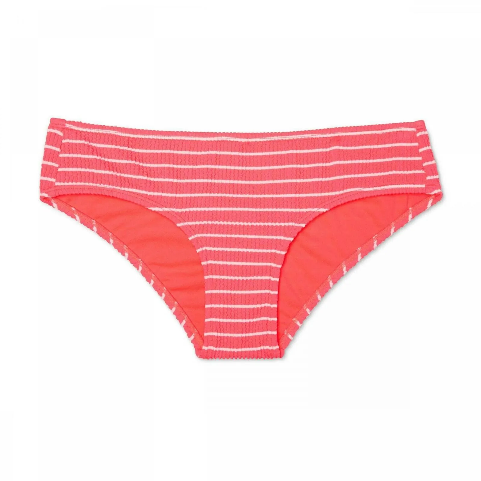 Xhilaration Women's Striped Textured Cheeky Hipster Bikini Bottom