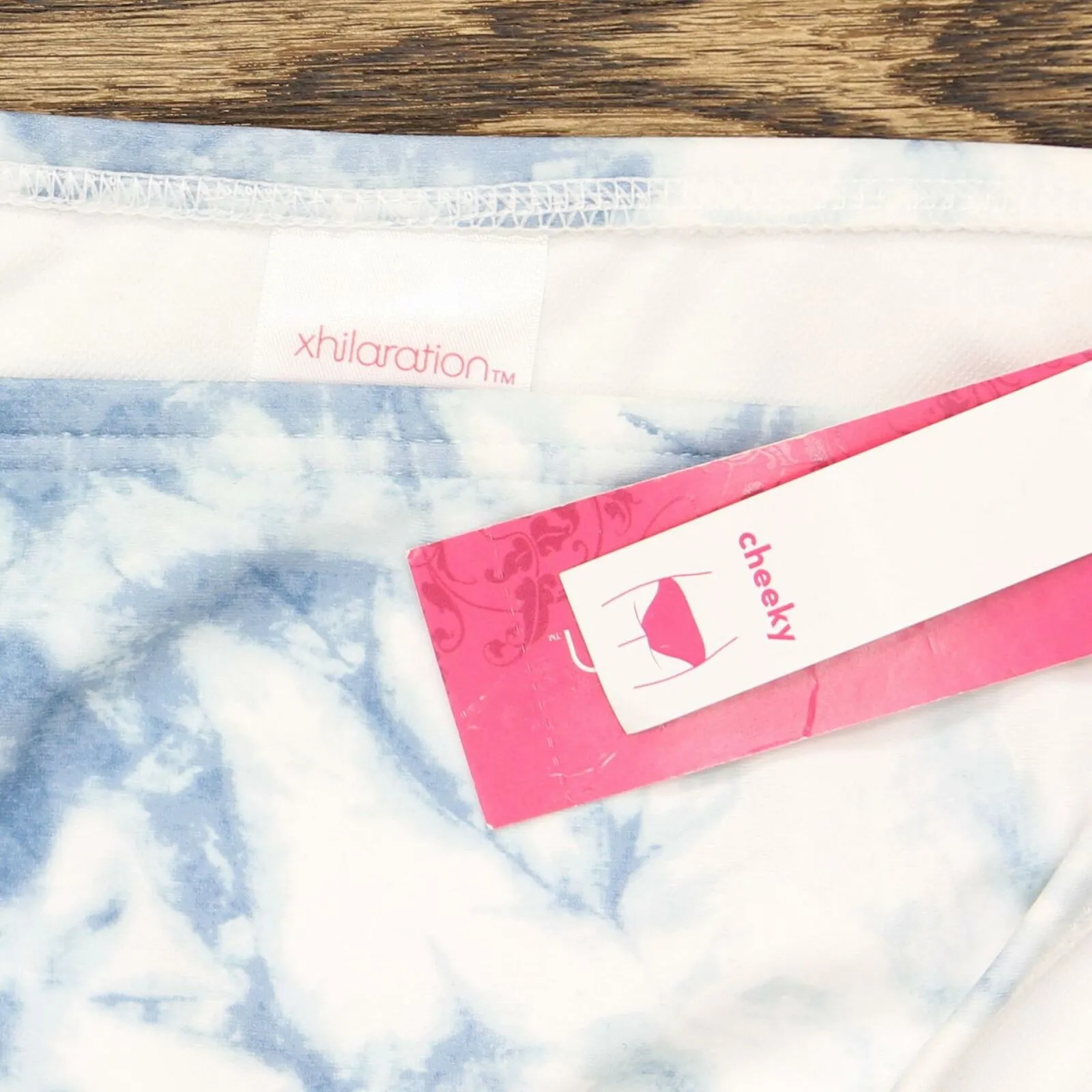 Xhilaration Women's Tie Dye Cheeky Bikini Bottom