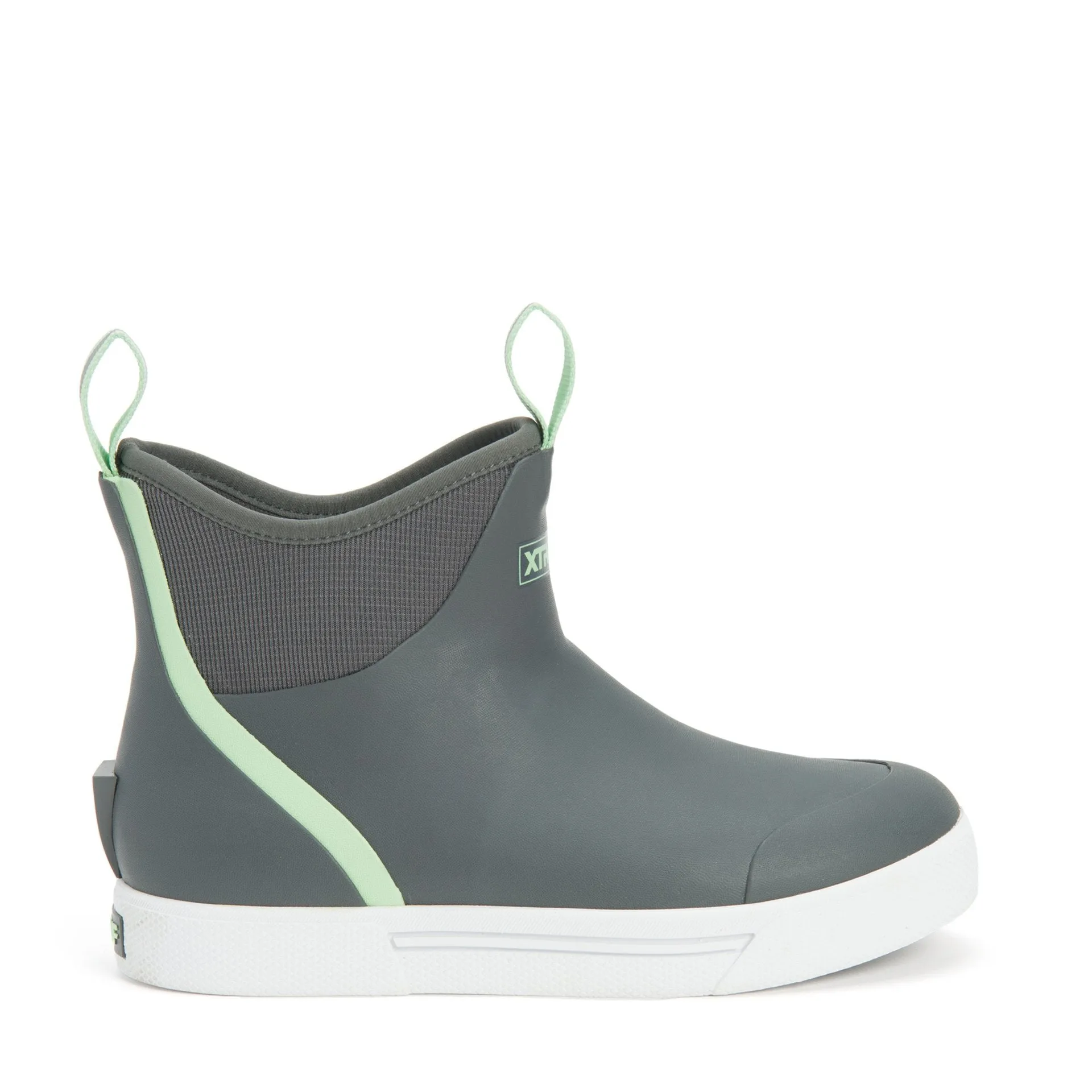 Xtratuf Women's Gray Wheelhouse 6 Inch Ankle Deck Boot