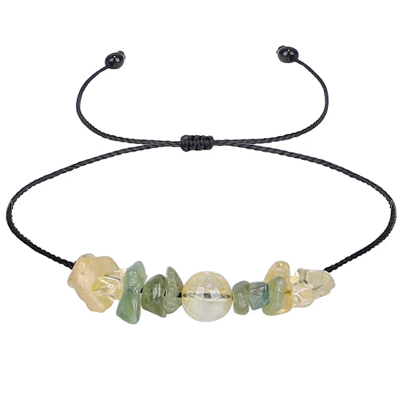 Yellow & Green 'Find Your Joy' Adjustable Bracelet
