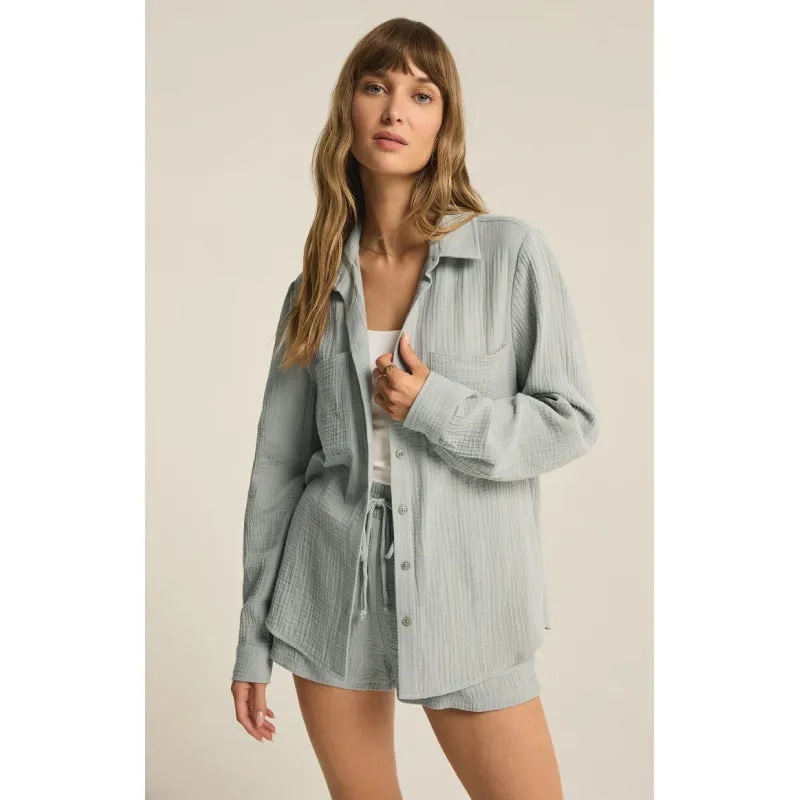 Z Supply Kaili Button-Up Gauze Top