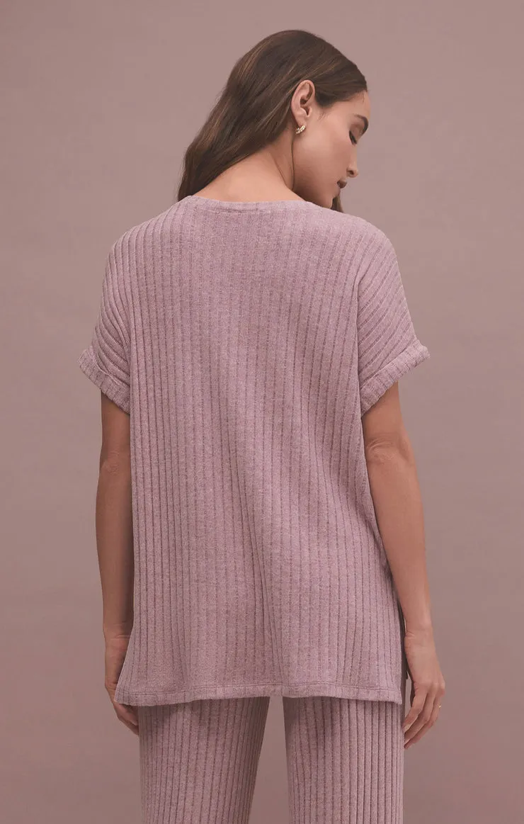 Z SUPPLY | Take It Easy Rib Tunic {Violet Heather}