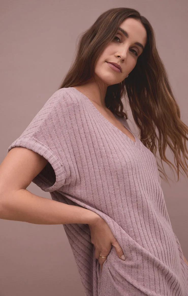 Z SUPPLY | Take It Easy Rib Tunic {Violet Heather}
