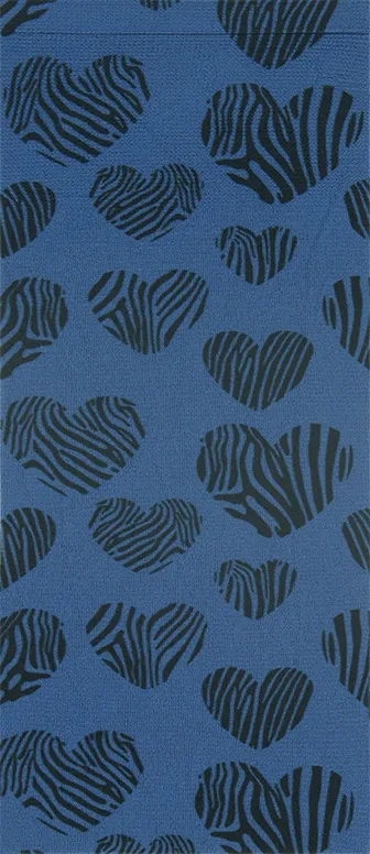 Zebra Hearts on Cadet Knee Highs